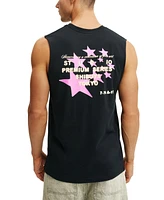 Cotton On Men's Graphic Muscle Tank Top