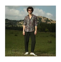 Campus Sutra Men's Multicolour Regal Foliage Shirt