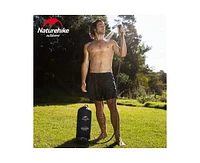 Naturehike 11 Litre Solar Heated Shower Bag, Outdoor Shower, Camping, Portable Pressure Shower with Foot Pump, Garden Shower