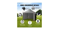 Slickblue Pop Up Canopy Tent with Removable Sidewalls Waterproof Portable Gazebo Wheels