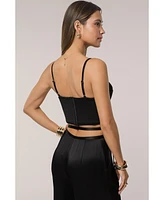 Jluxlabel Women's Thalia Textured Bustier