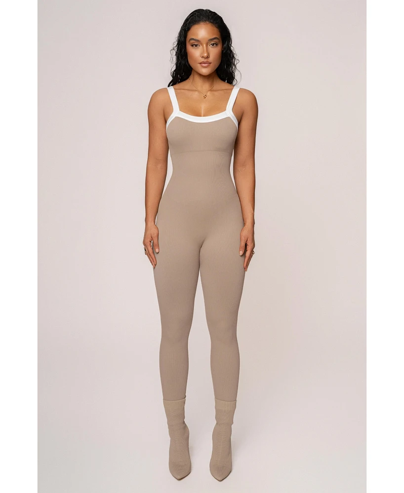 Jluxlabel Core Ribbed Jumpsuit