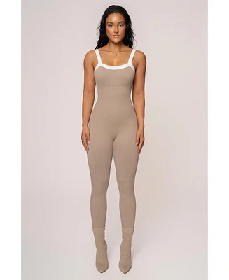 Jluxlabel Core Ribbed Jumpsuit