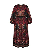 City Chic Plus Ivanna Maxi Dress
