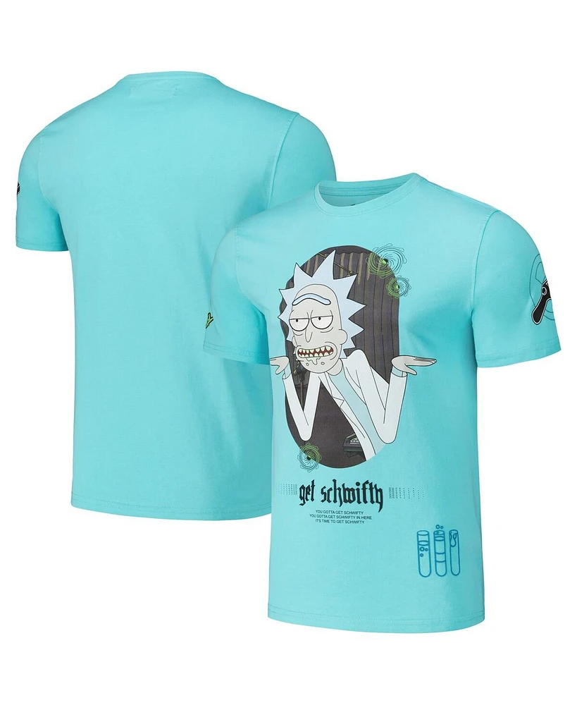 Freeze Max Men's Mint Rick and Morty Get Schwifty Regular Fit T-Shirt