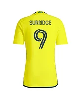 Adidas Men's Sam Surridge Yellow Nashville Sc 2024 The 615 Kit Replica Player Jersey