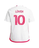 Adidas Big Boys and Girls Eduard Lowen White St. Louis City Sc 2024 The Confluence Kit Replica Player Jersey