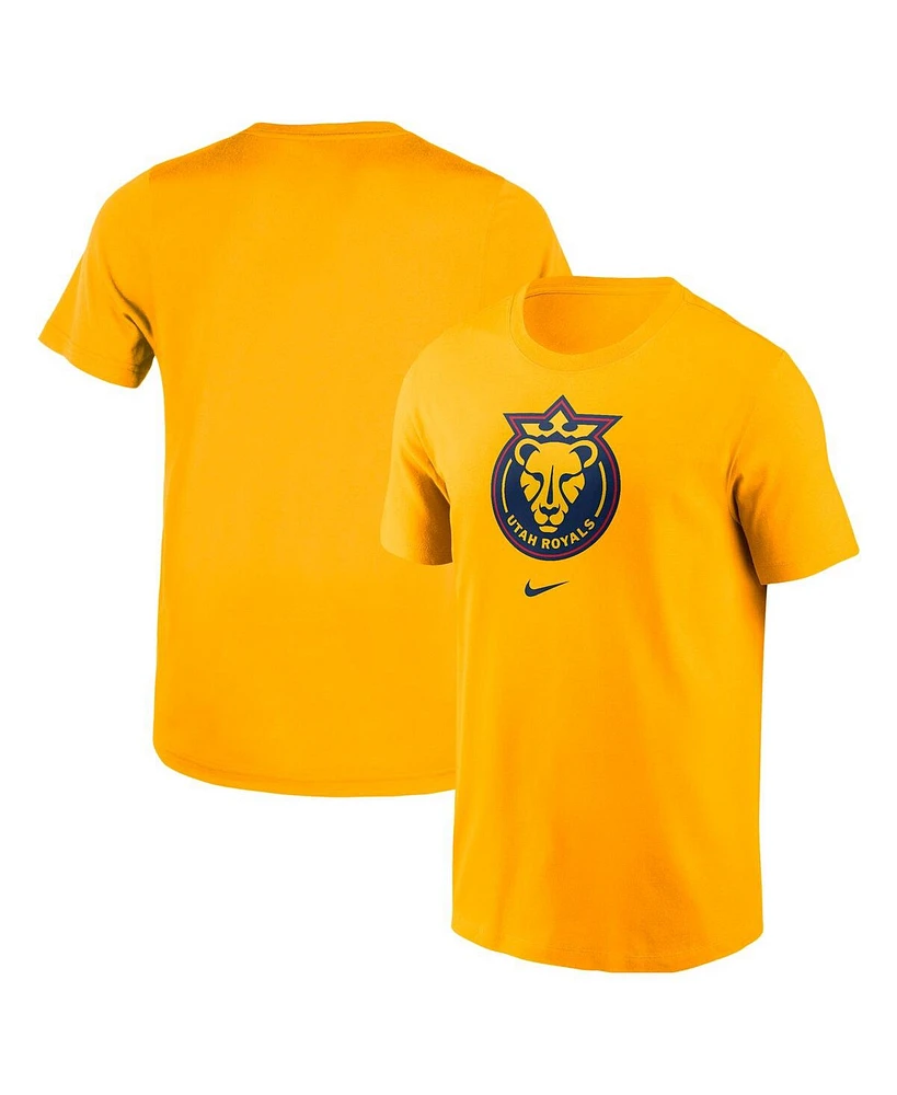 Nike Men's Gold Utah Royals Primary Logo Core T-Shirt