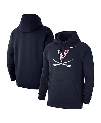 Nike Men's Navy Virginia Cavaliers Wahoo's Primary Club Fleece Pullover Hoodie