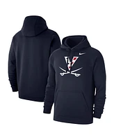 Nike Men's Navy Virginia Cavaliers Wahoo's Primary Club Fleece Pullover Hoodie