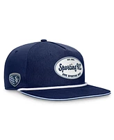Fanatics Men's Navy Sporting Kansas City Iron Golf Snapback Hat