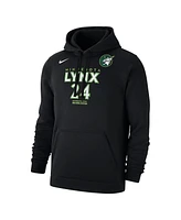 Nike Men's Napheesa Collier Black Minnesota Lynx Rebel Edition Name Number Pullover Hoodie
