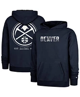'47 Brand Men's Navy Denver Nuggets 2024/25 City Edition Double Crossover Foundation Pullover Hoodie