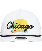 New Era Men's White Chicago White Sox Paradise Golfer Adjustable Hat