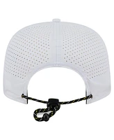 New Era Men's White Pittsburgh Pirates Perforated Golfer Snapback Hat
