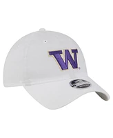 New Era Men's White Washington Huskies Active Ripstop 9TWENTY Adjustable Hat