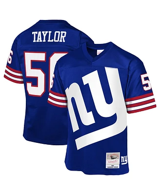 Mitchell & Ness Big Boys and Girls  Lawrence Taylor Royal New York Giants 1986 Throwback Fashion Jersey