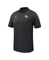 Nike Men's Wake Forest Demon Deacons 2025 Early Season Coaches Sideline Victory Stripe Performance Polo Shirt