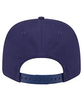 New Era Men's Navy Tampa Bay Rays Circle Patch 9SEVENTY Stretch-Snap Hat