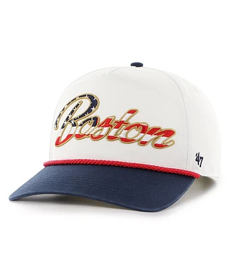 '47 Brand Men's White Boston Red Sox Patriotic Overhand Hitch Adjustable Hat
