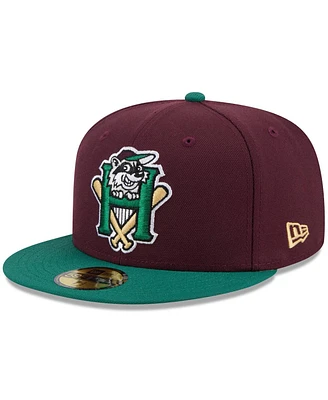 New Era Men's Maroon Hudson Valley Renegades Theme Nights 59FIFTY Fitted Hat