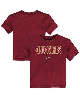 Nike Toddler Scarlet San Francisco 49ers Wordmark T-Shirt