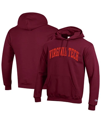Champion Men's Maroon Virginia Tech Hokies Basic Arch Fleece Pullover Hoodie