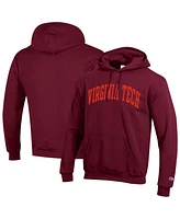 Champion Men's Maroon Virginia Tech Hokies Basic Arch Fleece Pullover Hoodie