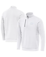 Antigua Men's White Kansas City Chiefs Generation Quarter-Zip Sweatshirt
