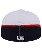 New Era Men's Navy/White Minnesota Twins Paint Stroke 59FIFTY Fitted Hat