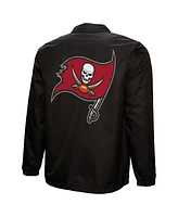 Mitchell & Ness Men's Black Tampa Bay Buccaneers 50th Anniversary Full-Snap Coaches Jacket