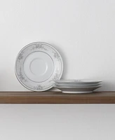 Noritake Sweet Leilani Set of 4 Saucers, Service For 4