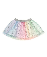 Sweet Wink Little and Big Girls Rainbow Mermaid Tutu Skirt