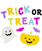 Northlight Double Sided Halloween Gel Window Clings, Set of 4