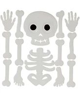 Northlight Double Sided Halloween Gel Window Clings, Set of 4