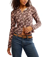 Free People Women's Printed Tilly Long Sleeve Shirt