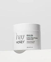 Hey Honey On and On Honey Cream to Oil Body Massage, 200 ml