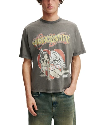 Cotton On Men's Cropped Fit Music T-Shirt
