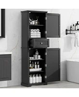 Casainc 67.7"H Tall Bathroom Cabinet with Drawer, Adjustable Shelf, Painted Mdf