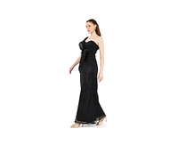 Amri Embellished Sequined Jersey Gown