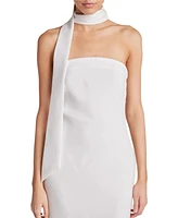 endless rose Women's Choker Tie Midi Dress