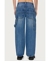Edikted Women's Carpenter Low Rise Jeans