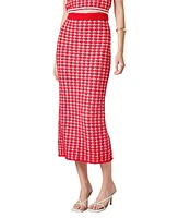 endless rose Women's Check Maxi Skirt