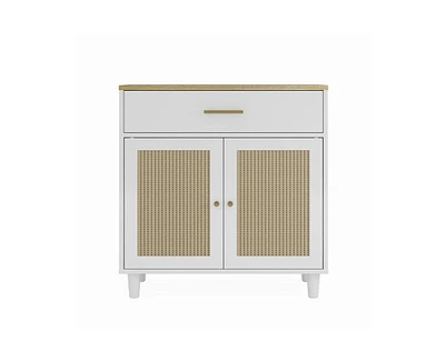 Wooden Countertop Storage Cabinet with Scratch Pad