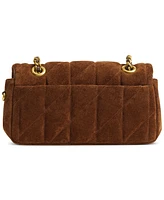 Coach Suede Tabby Shoulder Bag 20 With Quilting
