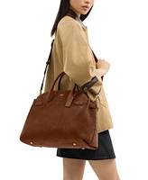 Coach Suede Soft Empire Carryall 40
