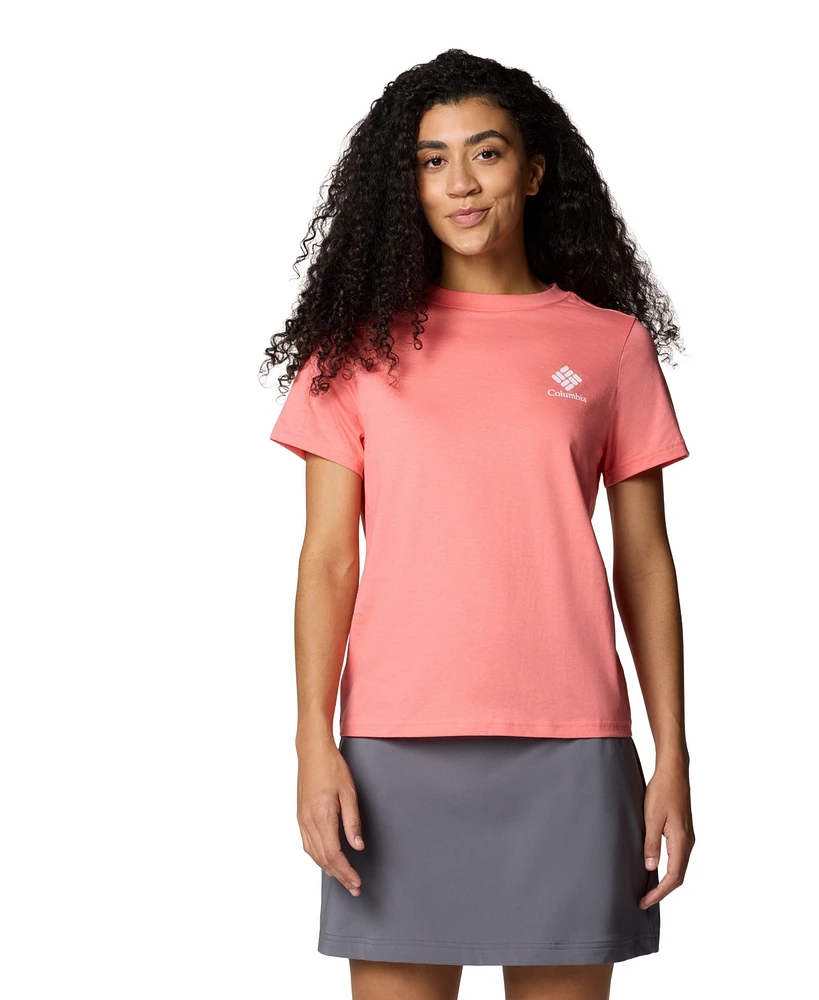 Columbia Women's Rolling Bend Graphic Short Sleeve Top