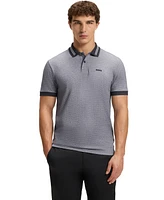 Boss by Hugo Men's Cotton-Pique Dot Print Polo Shirt