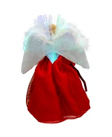Northlight 12" Lighted Fiber Optic Angel Christmas Tree Topper