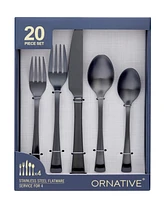 Ornative Hab 20-Pc. Flatware Set
